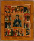 Преподобный Антоний Римский, с житием в двенадцати клеймах