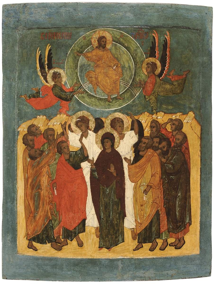 Вознесение, из праздничного чина, first half of the 16th century