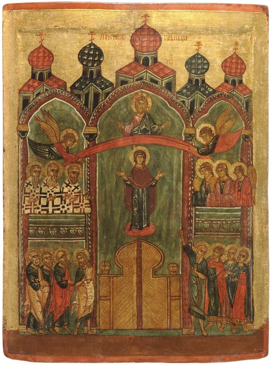 Покров Богоматери, early 16th century