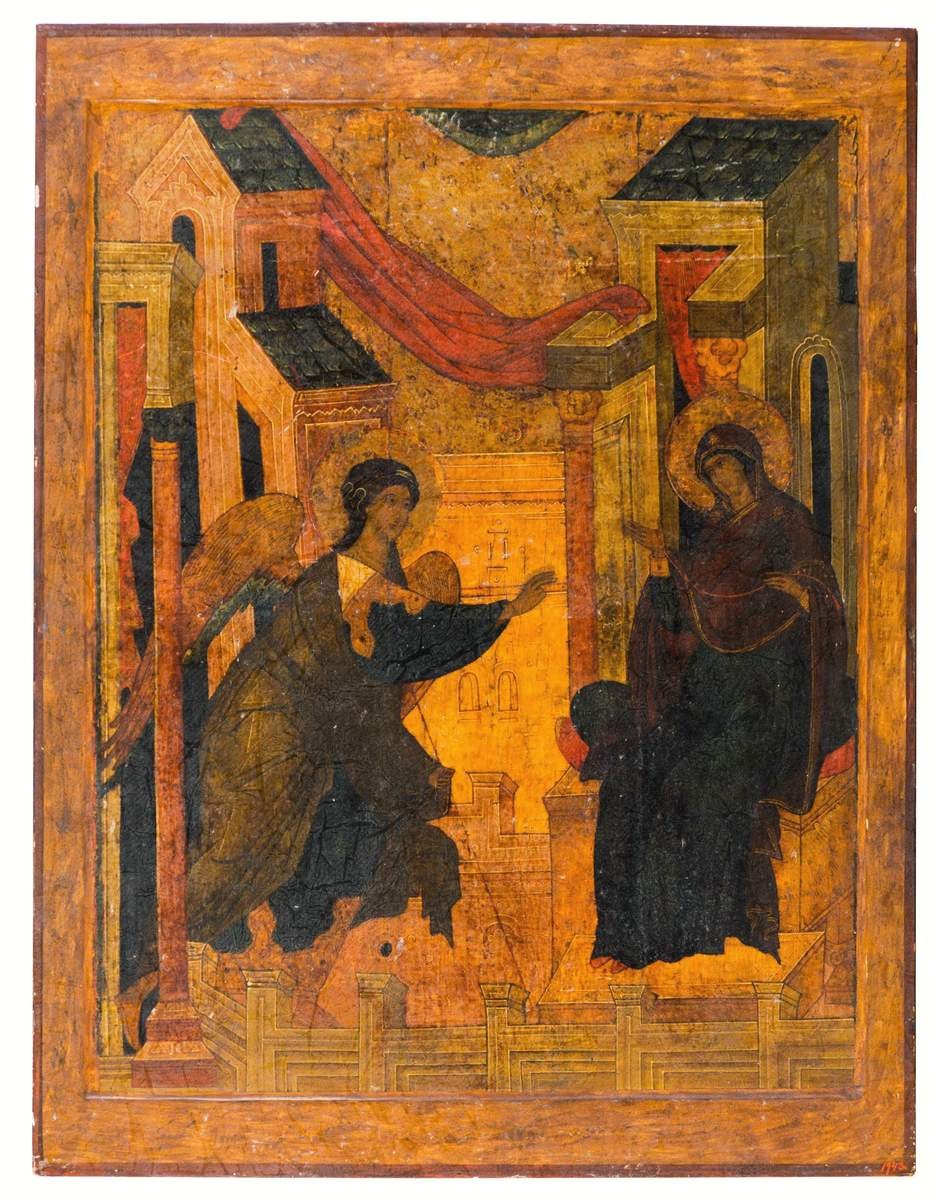 Икона Благовещение, Середина XVI в