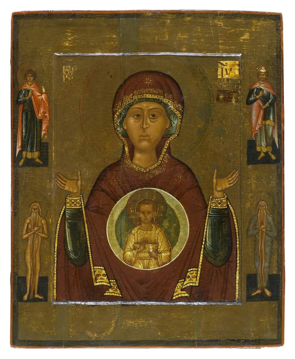 Богоматерь Знамение, late 16th century