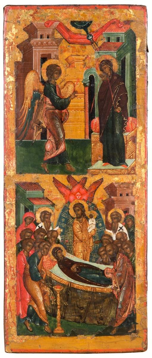 Благовещение и Успение Богоматери, 16th century