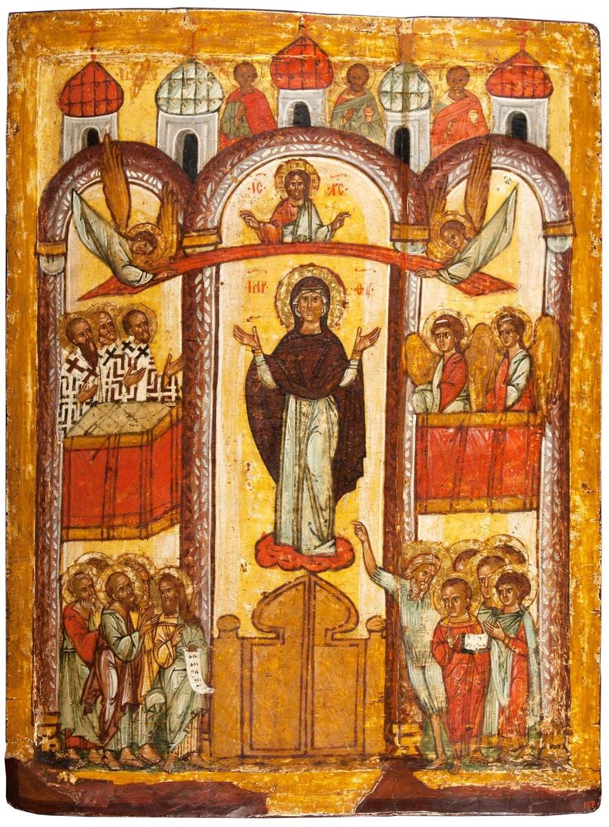 Покров Богоматери, early 16th century