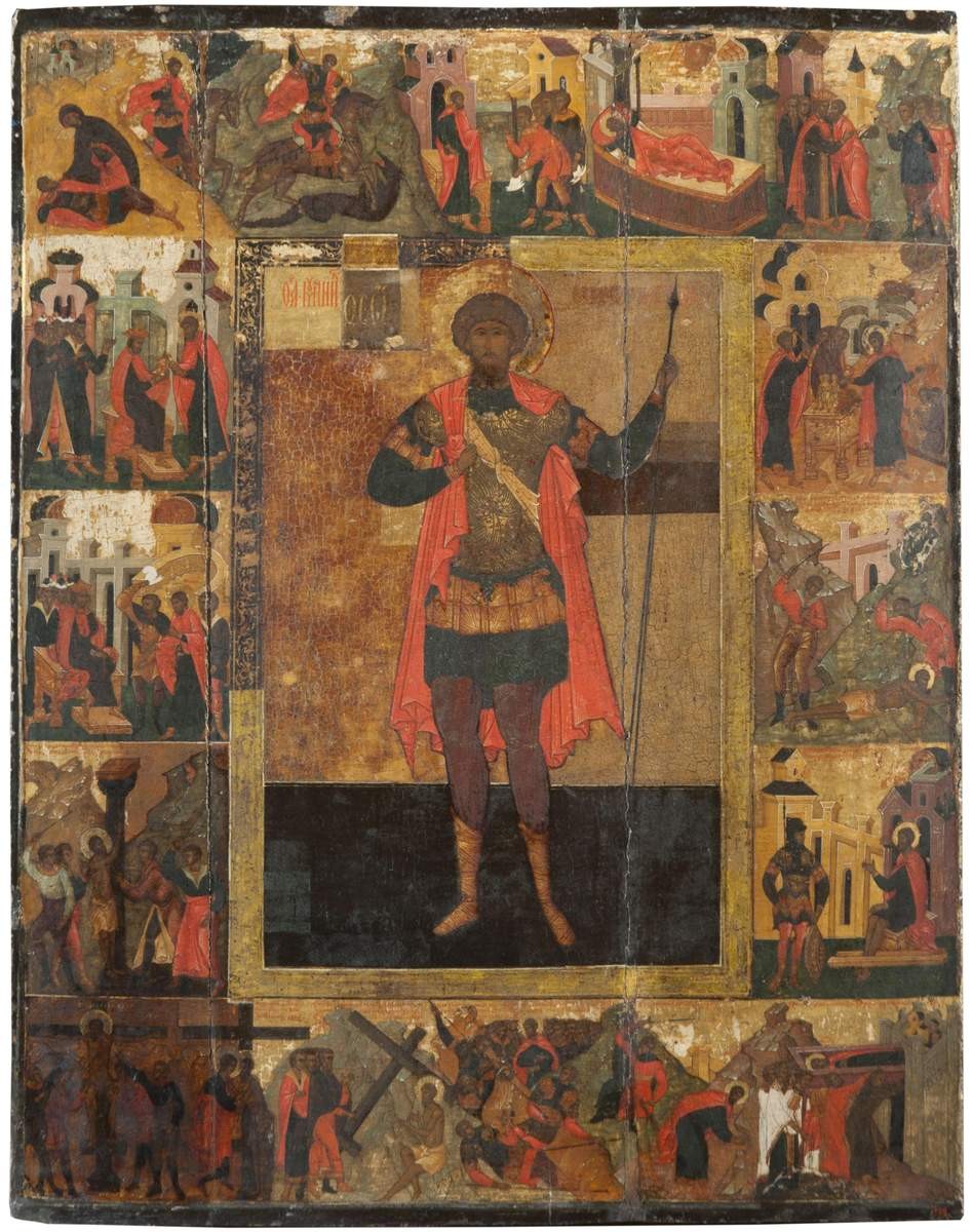Федор Стратилат в житии, 16th century