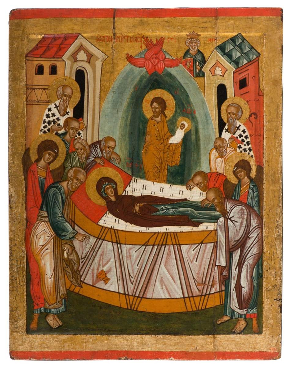 Успение Богоматери, early 15th century