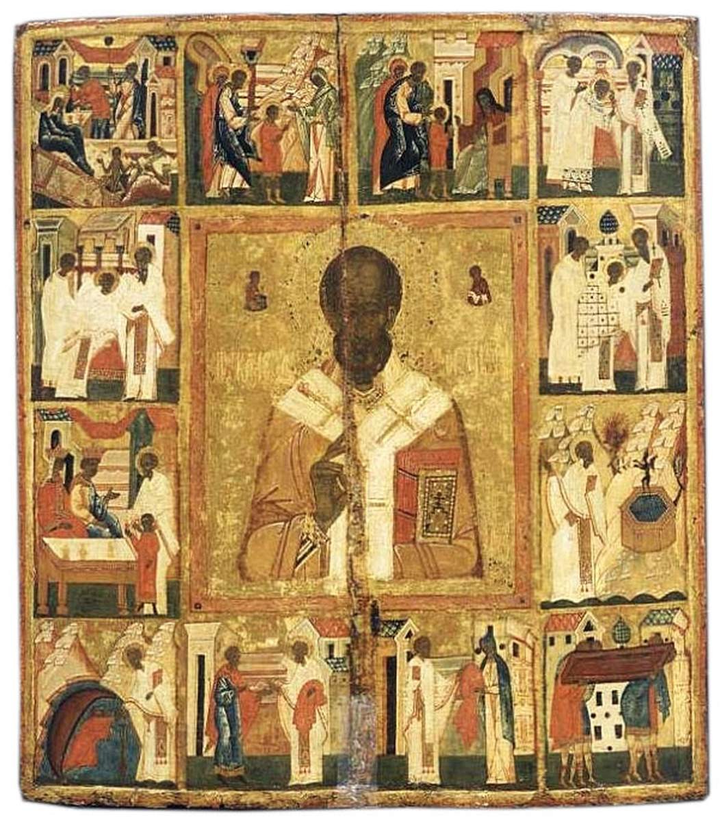 Никола в житии, first half of the 16th century