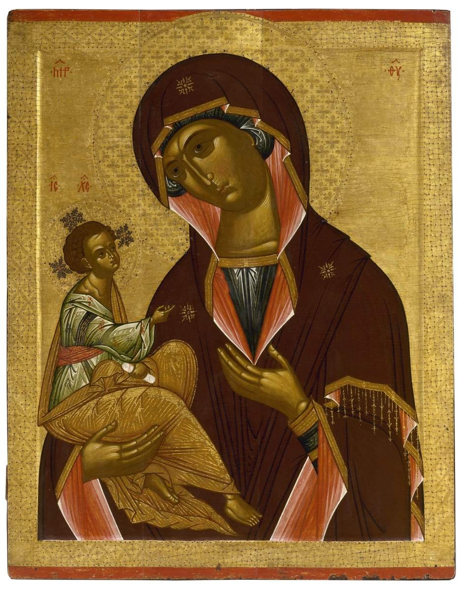 Богоматерь Одигитрия Иерусалимская, early 16th century