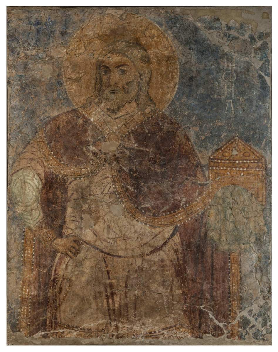 Фреска. Пророк Самуил, 12th century