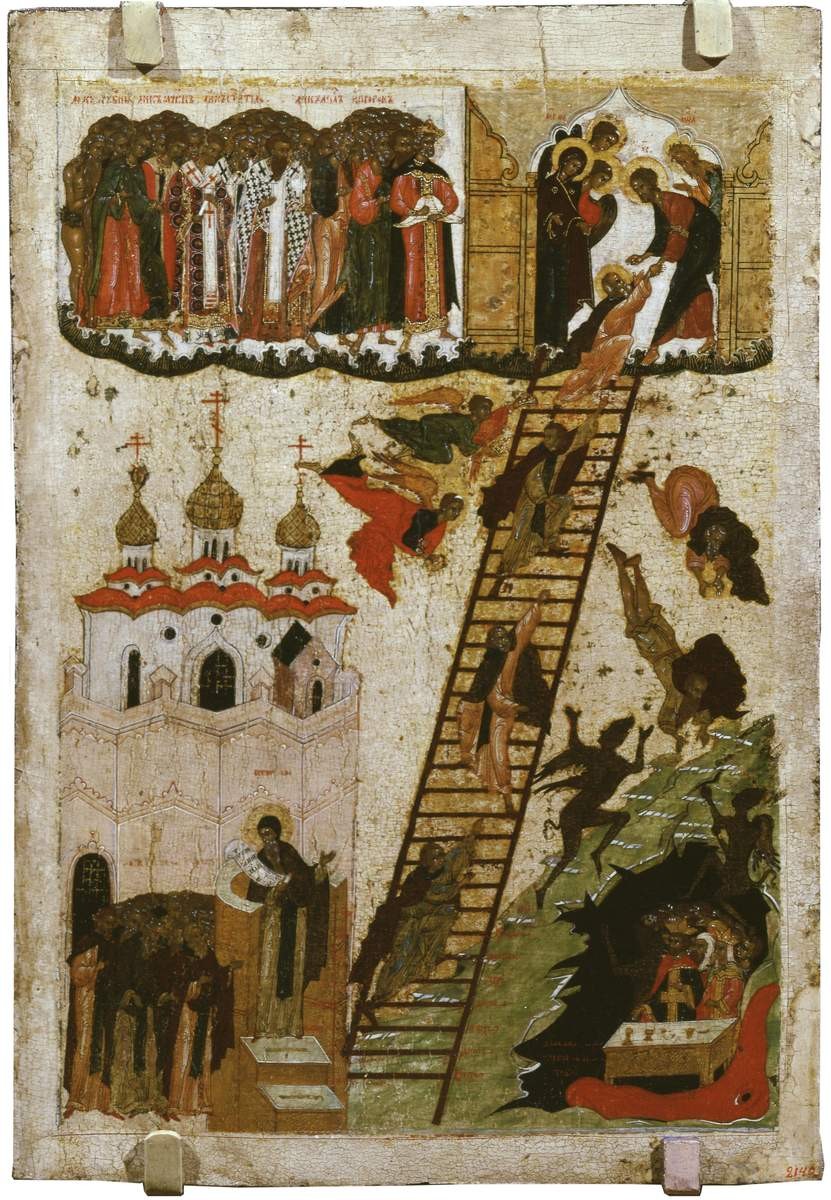 Видение лествицы, mid-16th century