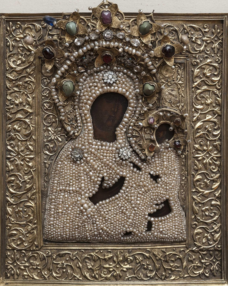 Богоматерь Тихвинская, 17th century