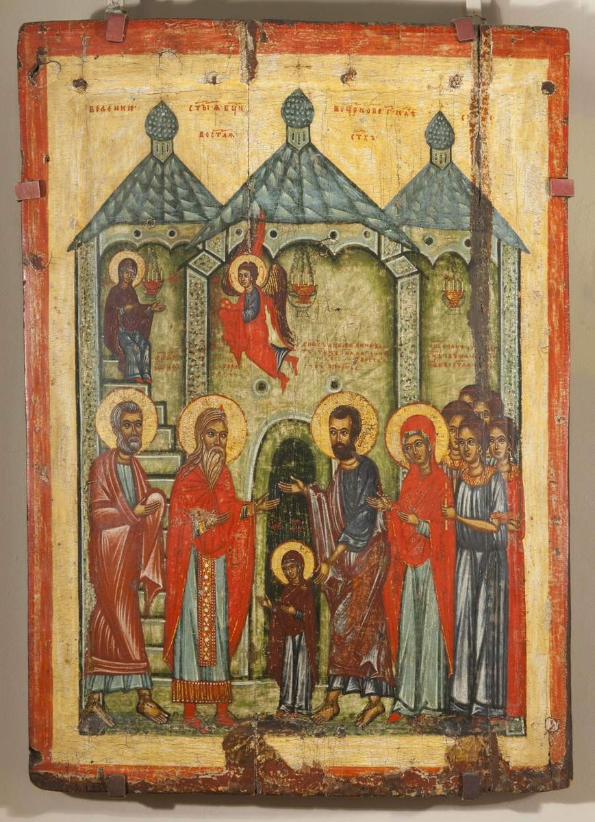 Введение во храм, 14th century