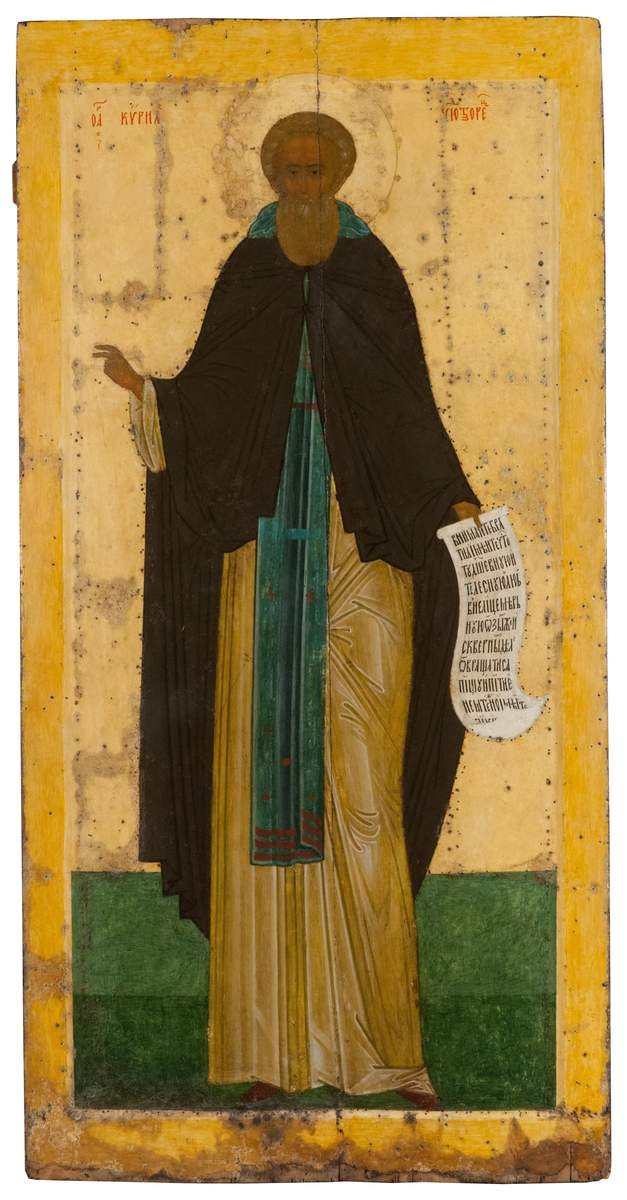 Преподобный Кирилл Белозерский, Dionisius and workshop, late 15th – early 16th century
