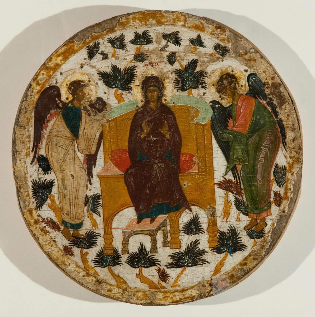 Богоматерь на престоле, 1540s