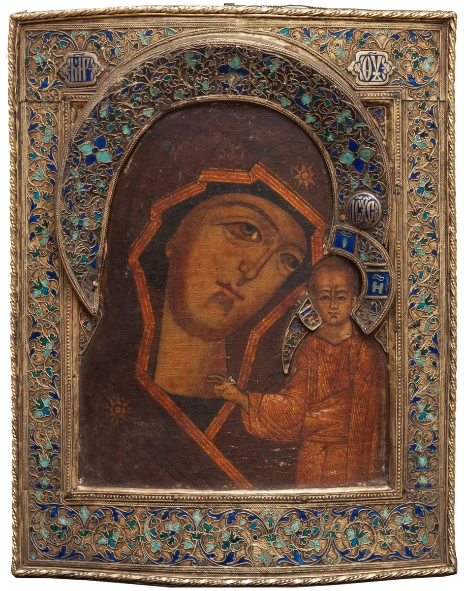 Богоматерь Казанская, 17th century