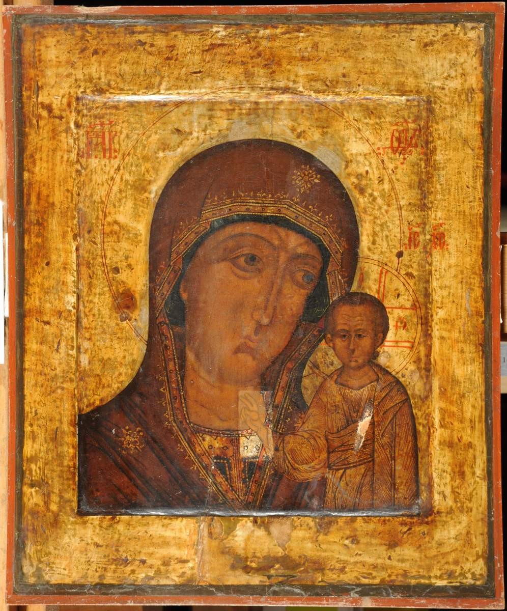 Богоматерь Казанская, 17th century
