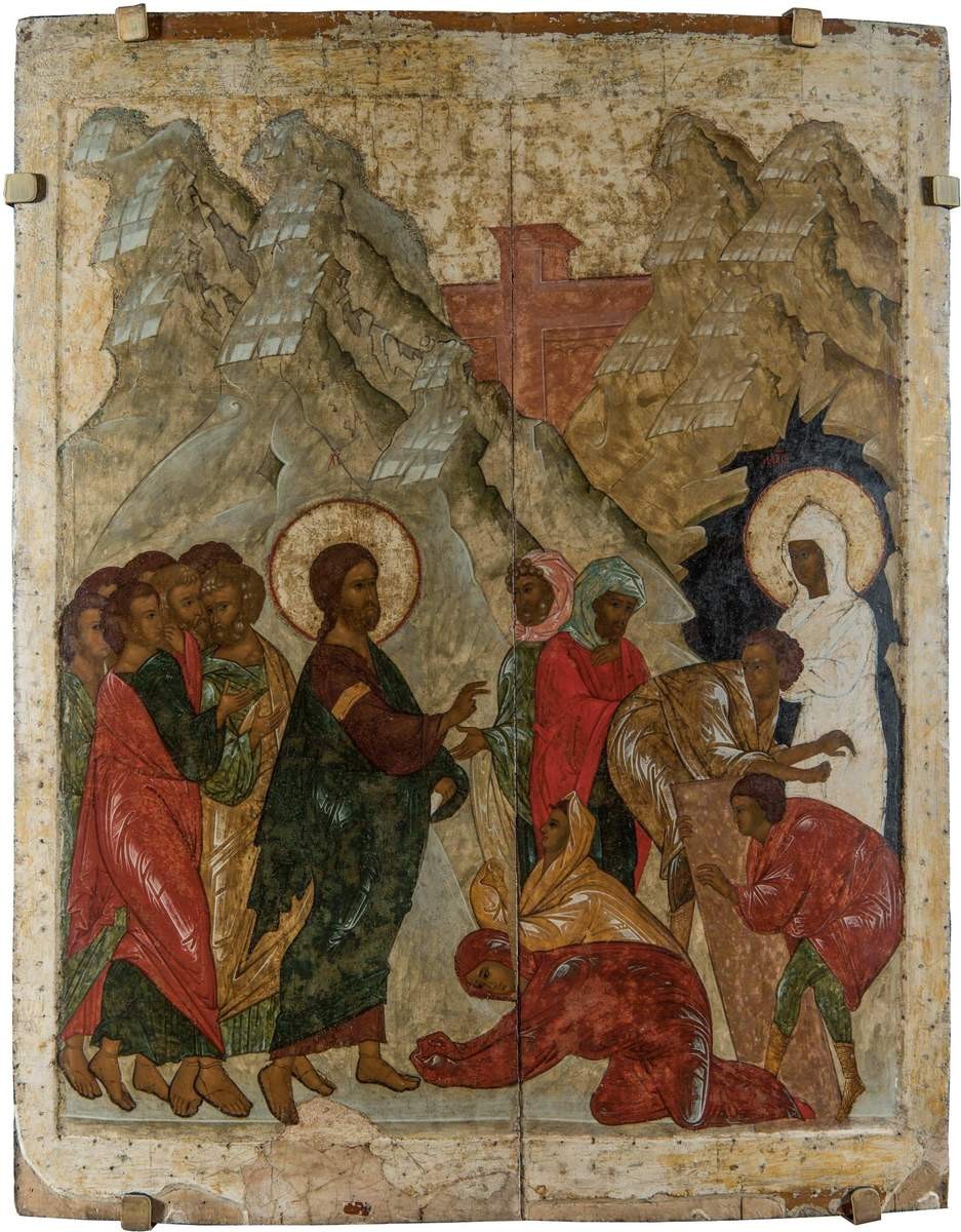 Воскрешение Лазаря, XVI в