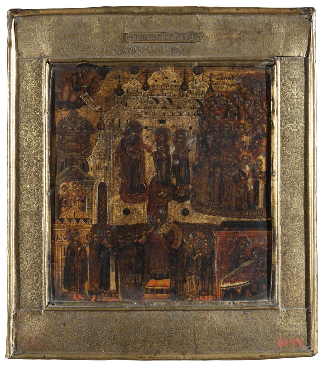 Покров Богоматери, second half of the 17th century