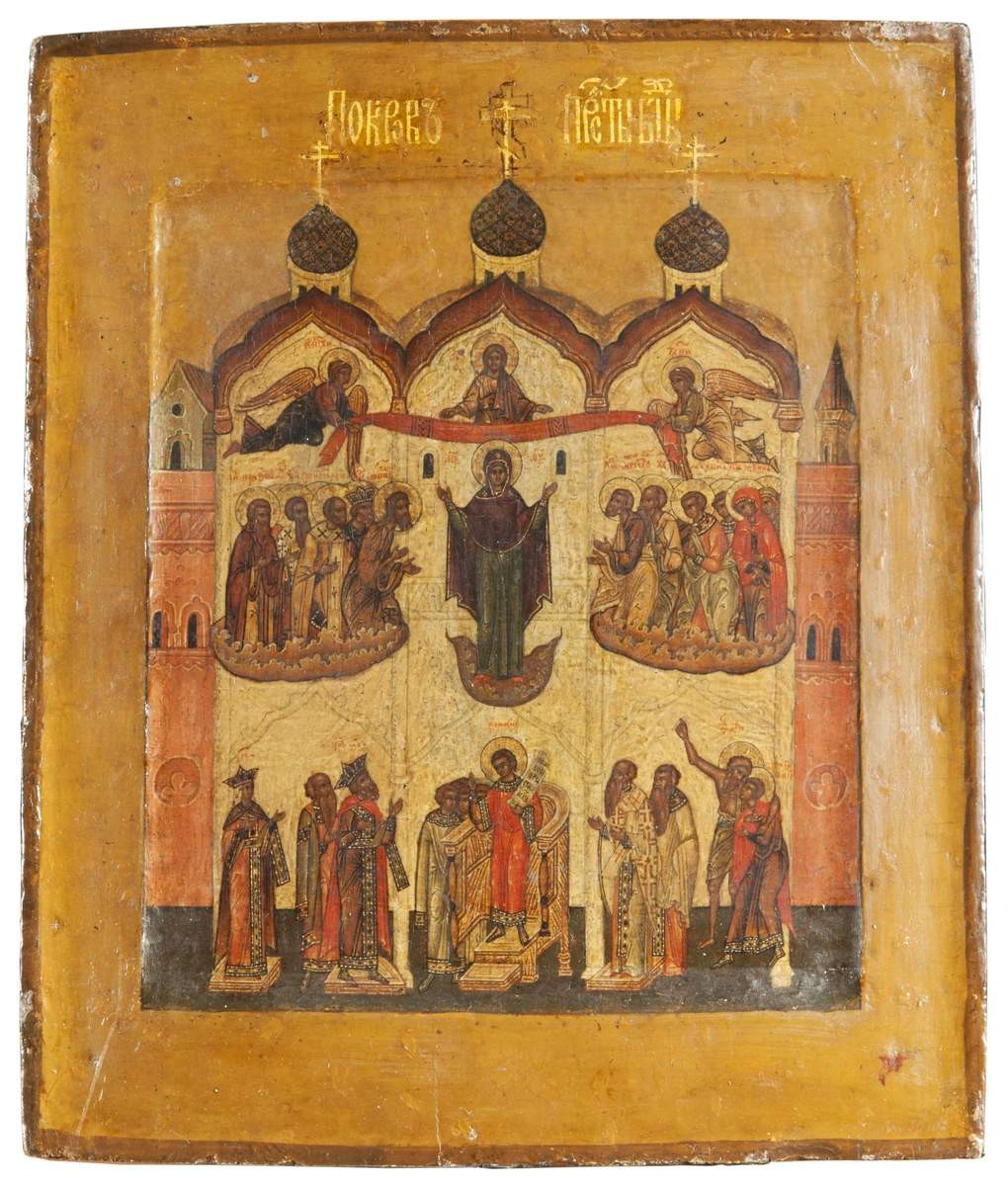 Покров Богоматери, 16th century