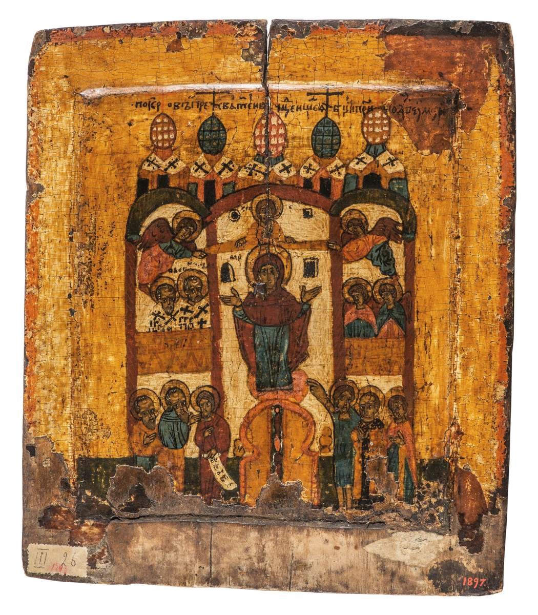 Покров Богоматери, 16th century