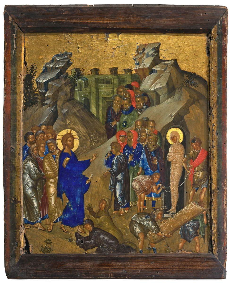 Воскрешение Лазаря, late 14th – early 15th century