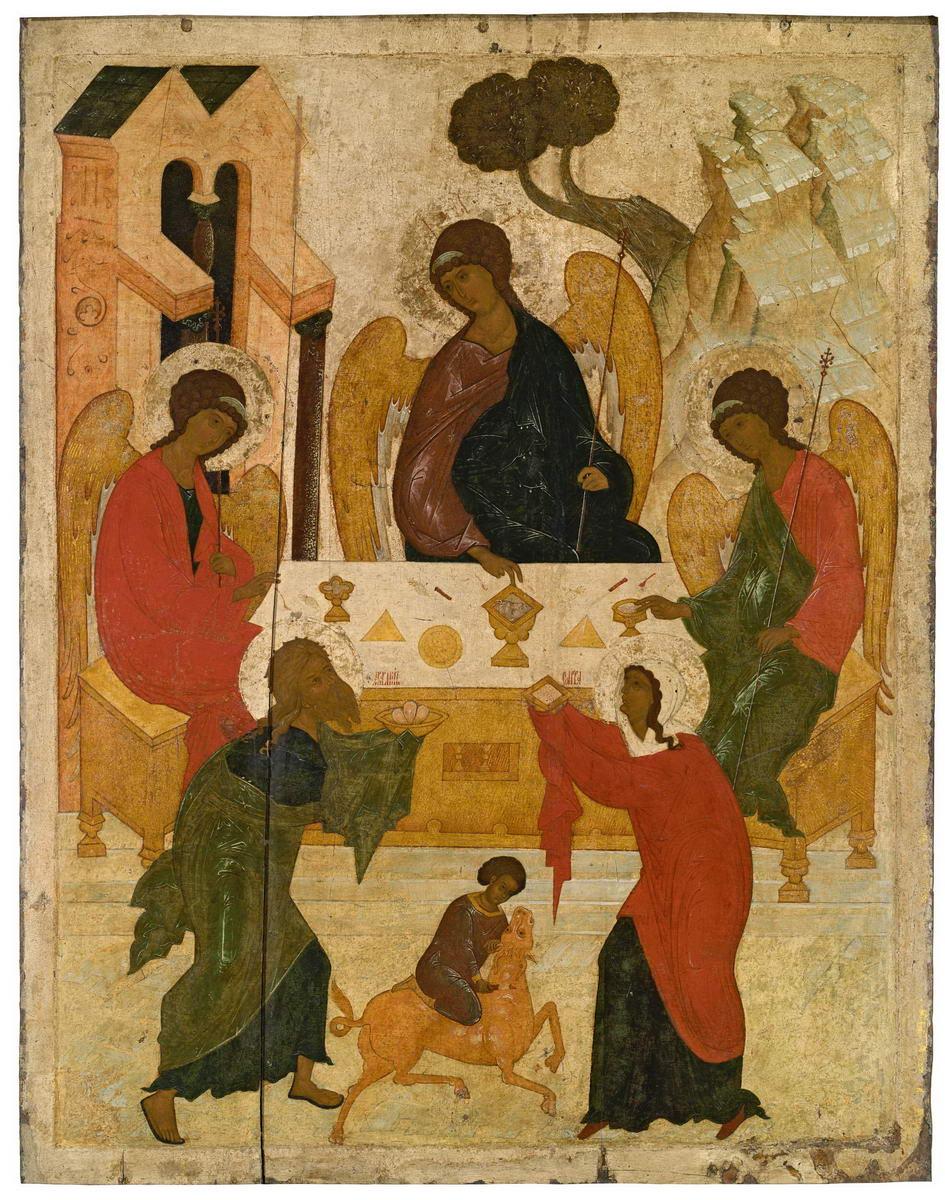 Троица ветхозаветная, mid-16th century
