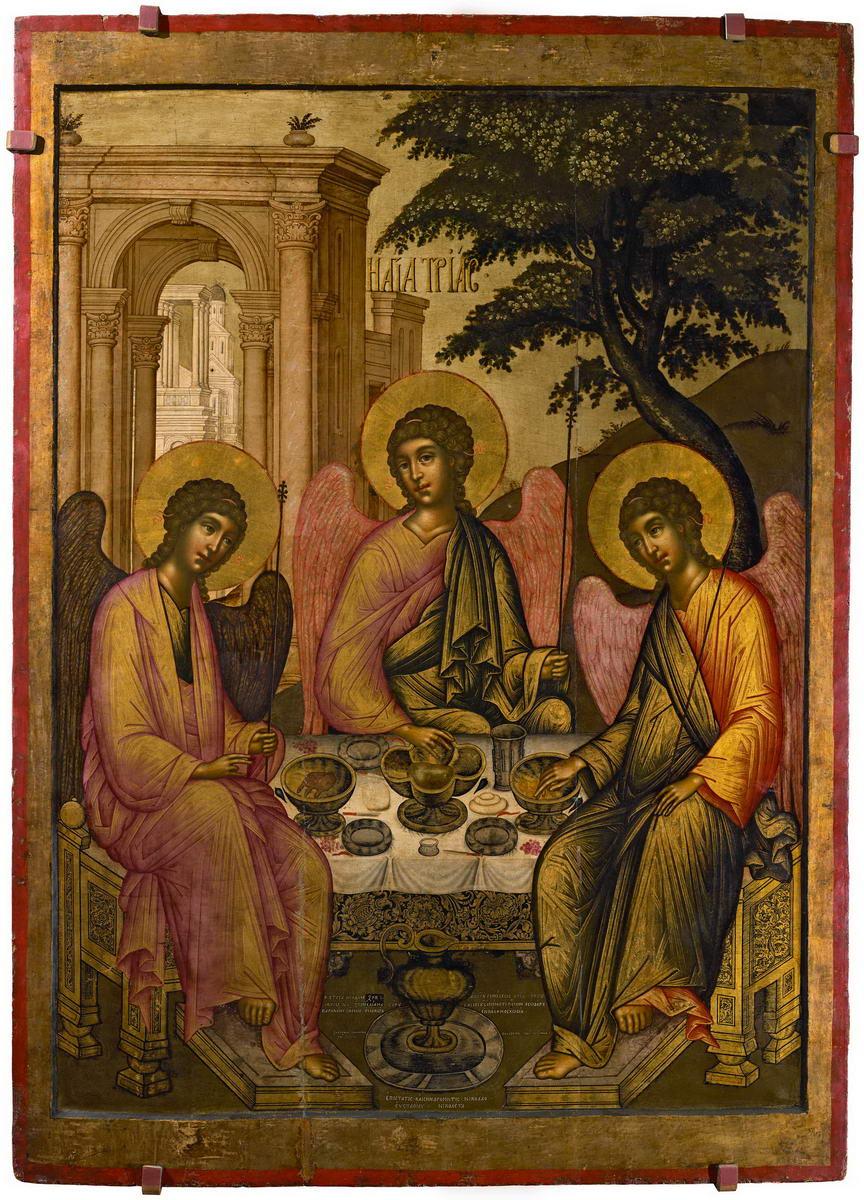 Троица Ветхозаветная, Simon Ushakov, 1671