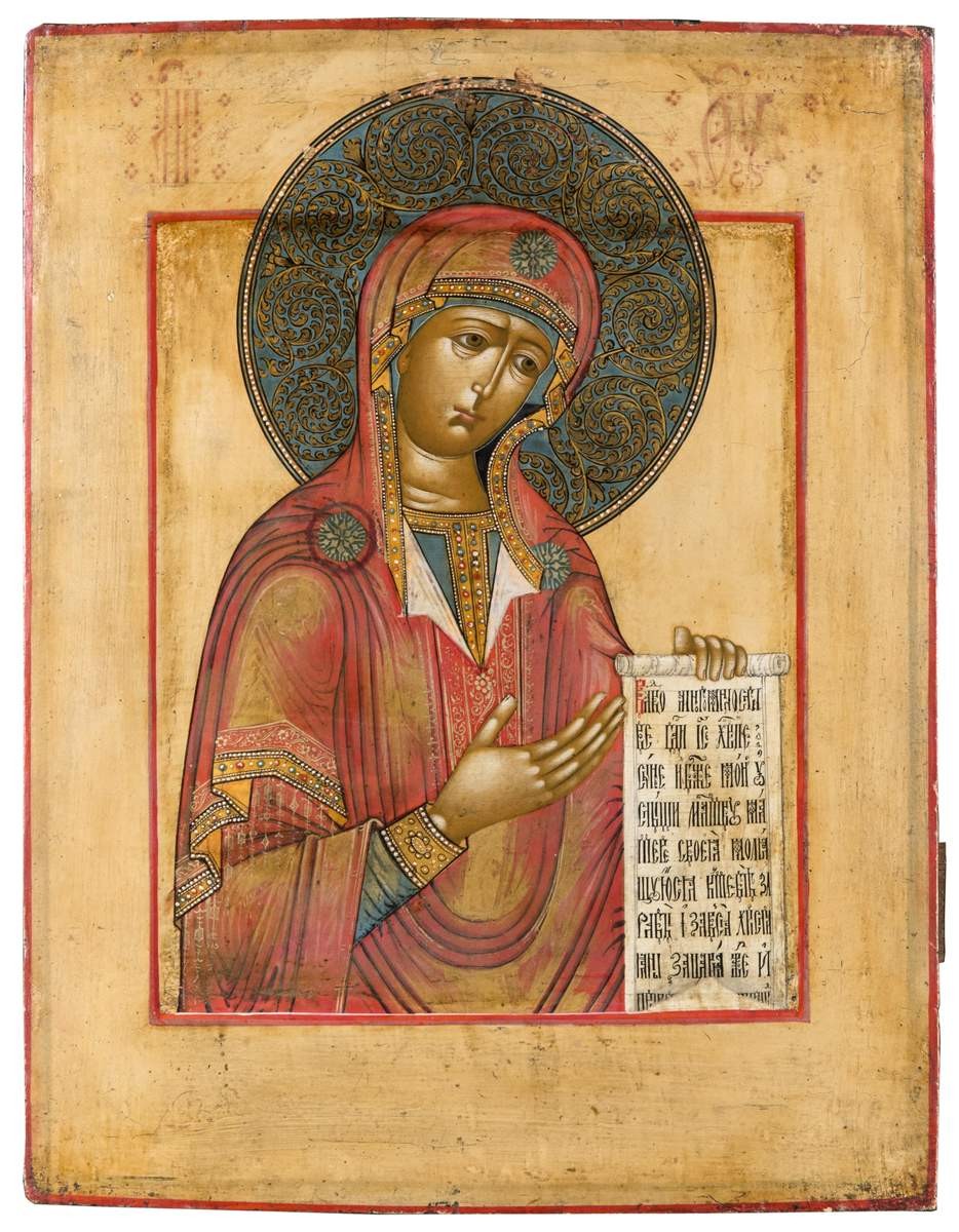 Богоматерь, late 18th – early 19th century