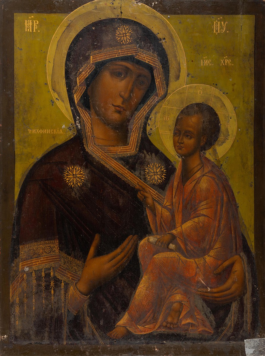 Богоматерь Тихвинская, 18th century