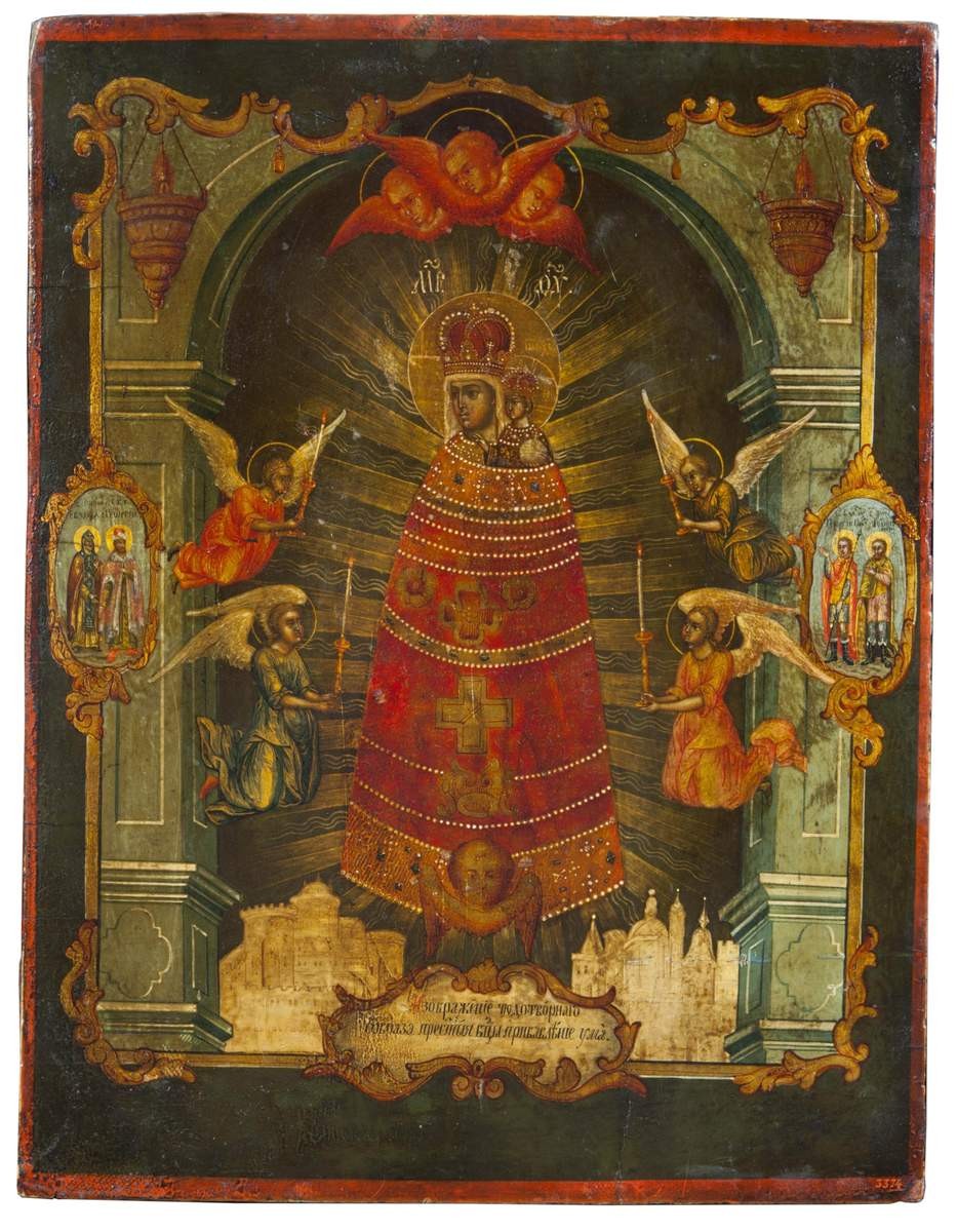 Богоматерь Прибавление ума, 19th century
