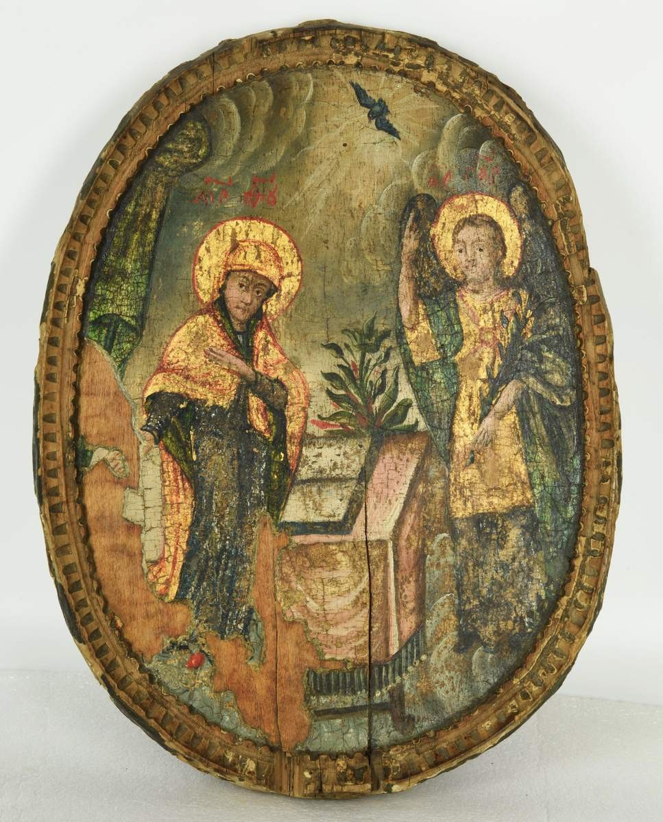 Икона Благовещение, XVIII в