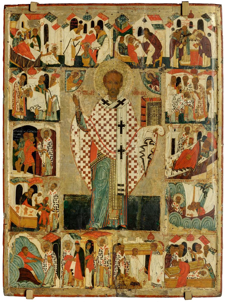 Никола в житии, 16th century
