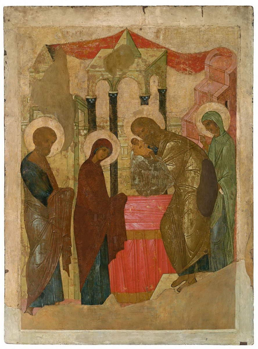 Сретение, Andrei Rublev, c. 1408