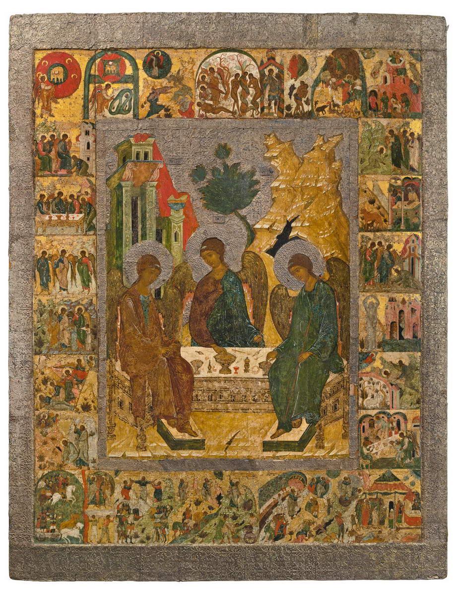 Троица Ветхозаветная "в бытии", Середина — вторая половина XVI века