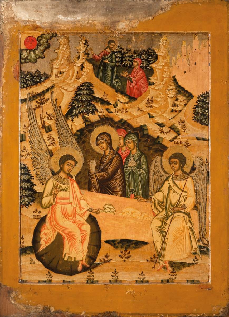 Жены мироносицы у гроба Господня, late 17th century