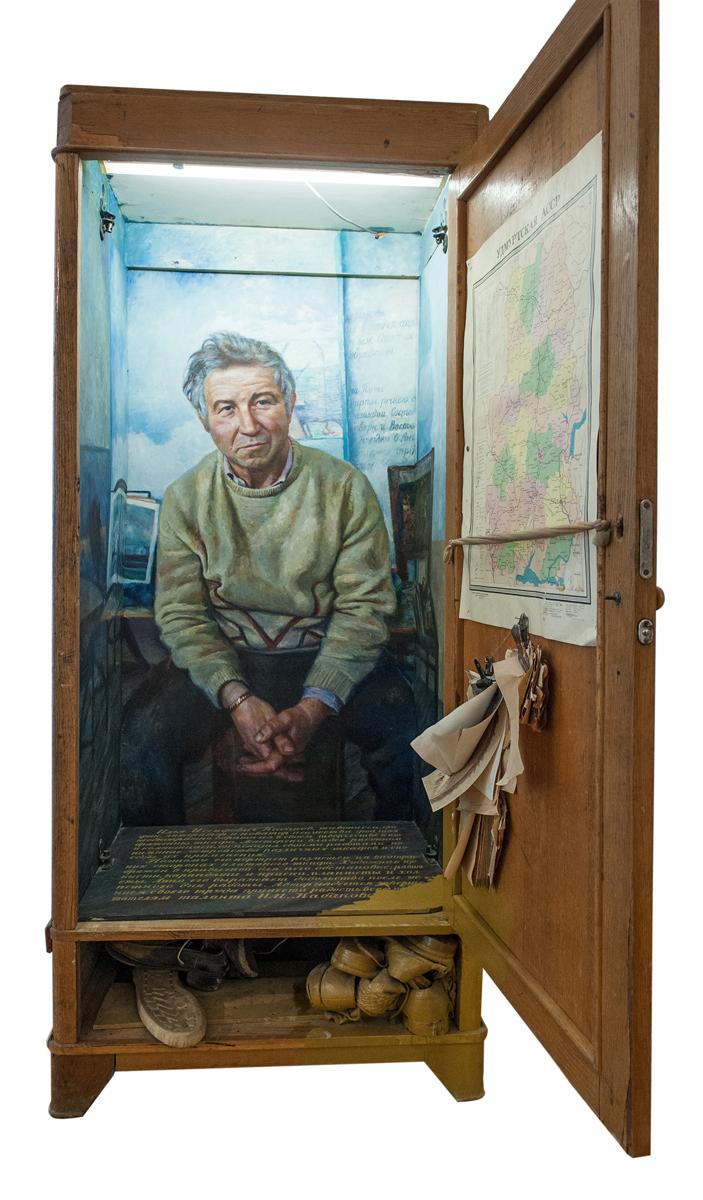 Шкаф Ильи (Портрет Кабакова), Igor Makarevich, 1987