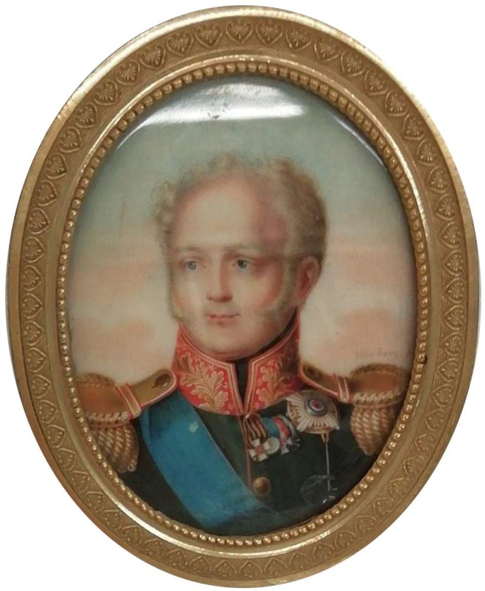 Портрет Александра I, Iwan Winberg, after 1814