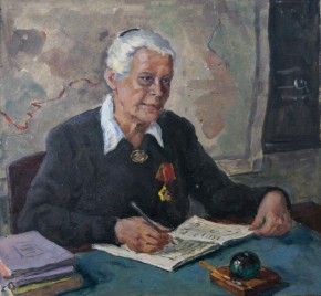 Портрет Заслуженной учительницы Е.С. Монастыревой