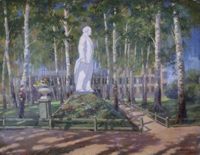 Скульптура В. И. Ленина в парке клуба имени Г. Конина