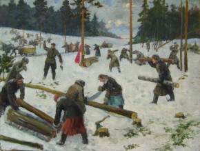 Субботник по заготовке дров в Егорьевске