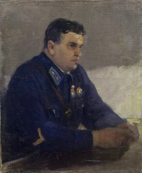 Портрет полярного летчика М.В. Водопьянова