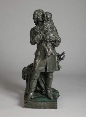 Петр I с малолетним Людовиком XV на руках