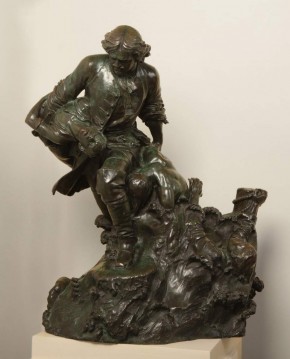 Петр I спасает тонущих рыбаков (Петр I спасает утопающих в Лахте в 1724 году)