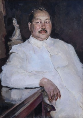 Портрет писателя С. Муканова