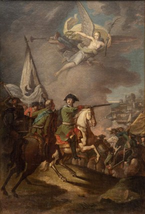  Петр I в Полтавском сражении