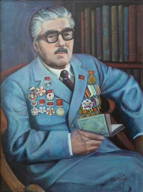 Портрет хакасского поэта, писателя, драматурга Михаила Еремеевича Кильчичакова