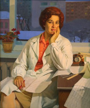 Портрет кандидата медицинских наук, невропатолога И. А. Балабановой