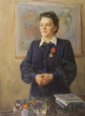 Портрет учительницы А. И. Бобровой