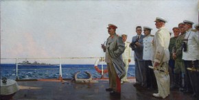И. В. Сталин на крейсере «Молотов»