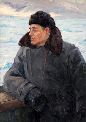 Портрет капитана атомохода «Ленин» П. Пономарева