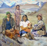 Женщины Кызыл-Мааны